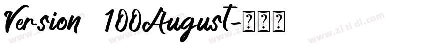Version 100August字体转换